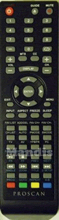 Original remote control PROSCAN PLEDV1945AC