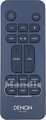 Télécommande d'origine DENON RC-1242 (919307102270S)