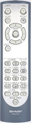 Télécommande d'origine SHARP RRMCGA048WJSA