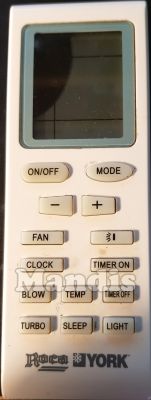 T&eacute;l&eacute;commande d'origine ROCA York (DBM-635BG)