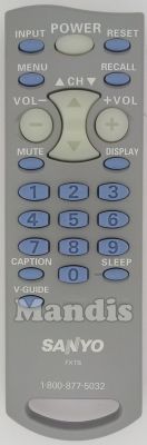 Original remote control SANYO FXTB