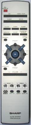 Télécommande d'origine SHARP RRMCG0041SJSA