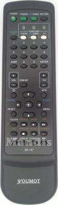 T&eacute;l&eacute;commande d'origine YOUMOT SR-167