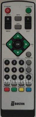 Original remote control TBOSTON DTT3500