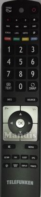 Télécommande d'origine TELEFUNKEN RC5110 (20522534)