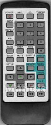 Original remote control WOXTER ICase35Player