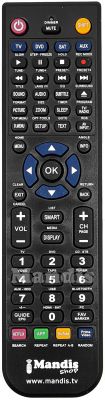 Télécommande équivalente Silvercrest HVS57377 Télécommande équivalente Silvercrest HVS57377
