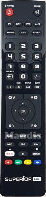 Télécommande équivalente Philips SAT801 Télécommande équivalente Philips SAT801
