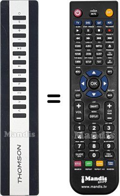 Télécommande équivalente MIC01 Télécommande équivalente MIC01