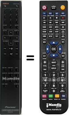 Replacement remote control PWW1179