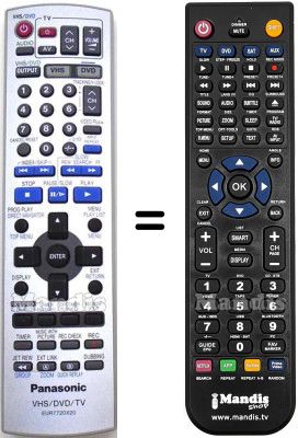 Replacement remote control Panasonic EUR7720X20