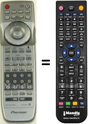 Replacement remote control Pioneer VXX2785