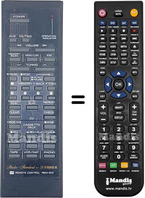 Replacement remote control REM-910