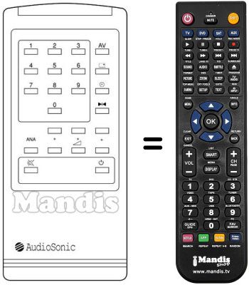 Replacement remote control 04.12.001