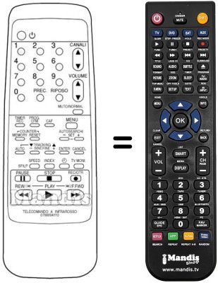 Replacement remote control 0766094110