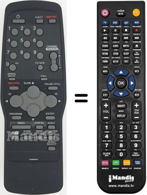Replacement remote control Sinudyne SV 12904