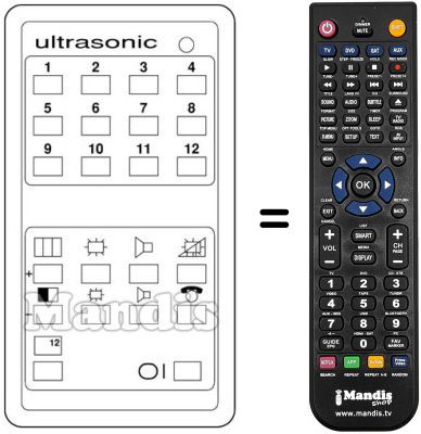 T&eacute;l&eacute;commande &eacute;quivalente 3405 / 0120.37