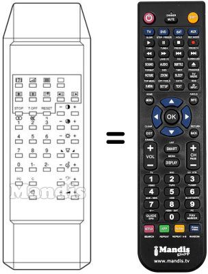 Replacement remote control SE 19030