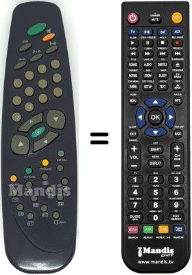 Replacement remote control Manhattan MT 6382