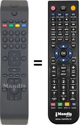 Replacement remote control Techwood TW 22916 B19 LED