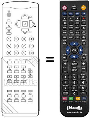 Replacement remote control 3F14-00037-050