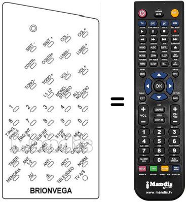 Replacement remote control 660.01.0183