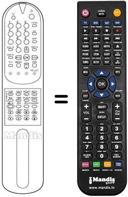 Replacement remote control LG CB 29H40