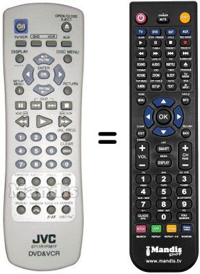 Replacement remote control 6711R1P081F