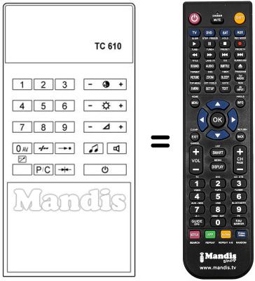 Replacement remote control 754354 (IT)