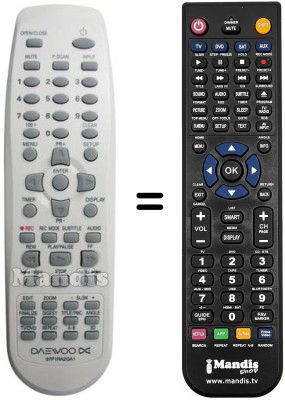 Replacement remote control 97P1RA2GA1