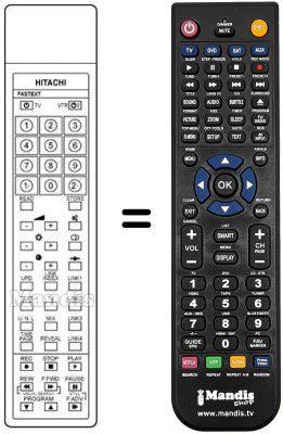 Télécommande équivalente A 518612 Télécommande équivalente A 518612