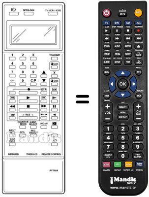 Replacement remote control AV 5684