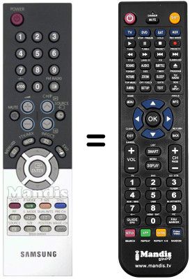 Replacement remote control Samsung SYNCMASTER 960 MW Replacement remote control Samsung SYNCMASTER 960 MW