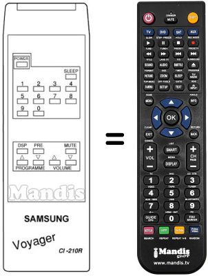 Télécommande équivalente CI-210 R