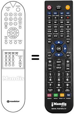 Replacement remote control CL 1836