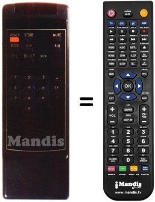 Télécommande équivalente CSR 10