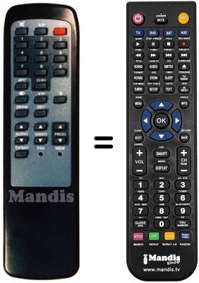 Télécommande équivalente CSR 15