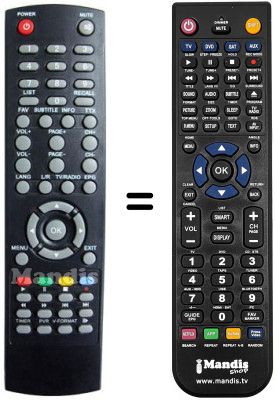 Replacement remote control DICRA DT 009 STB