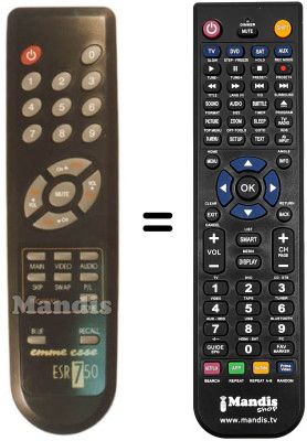 Replacement remote control ESR 750