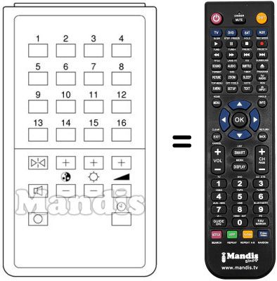 Replacement remote control FB 5006