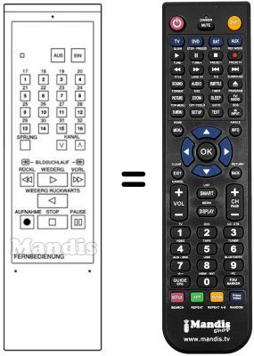Replacement remote control FS 607