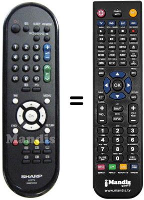 Replacement remote control GA 607 WJSA