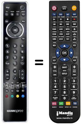 T&eacute;l&eacute;commande &eacute;quivalente Hannspree ST558-MBW