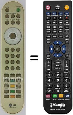 Replacement remote control LG RZ-23LZ50