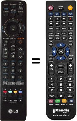 Replacement remote control MKJ40653831