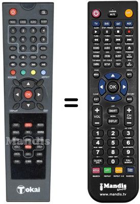 T&eacute;l&eacute;commande &eacute;quivalente Tokai LTL 1902 S