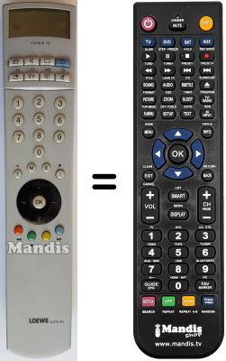 Replacement remote control Loewe 59452