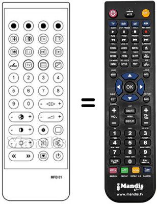 T&eacute;l&eacute;commande &eacute;quivalente MFB-01
