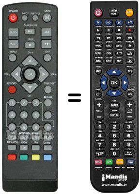 Replacement remote control MPMAN DVB-T 3500