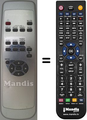 Replacement remote control Fujitsu P50 XHA10